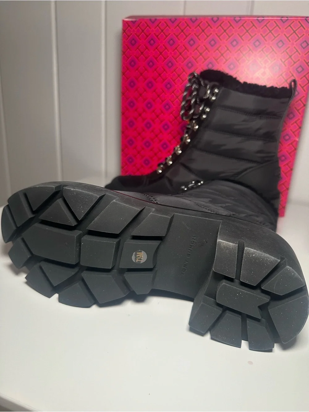 Tory Burch Black Nylon Boots